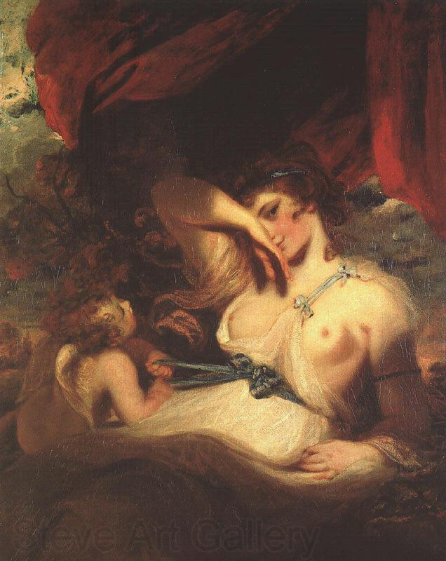 Sir Joshua Reynolds Cupid Unfastens the Belt of Venus